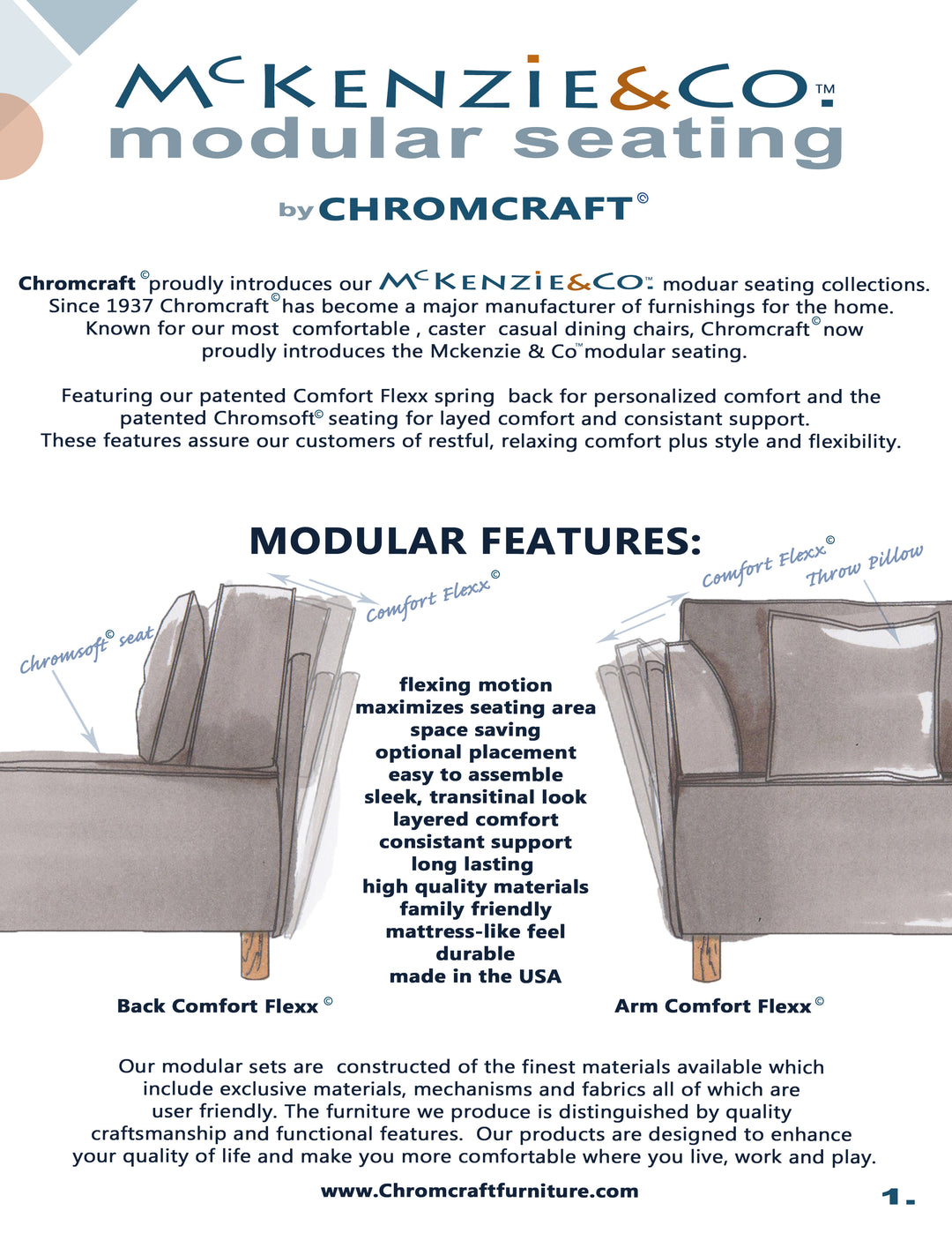 Modular seating - FlexionHome