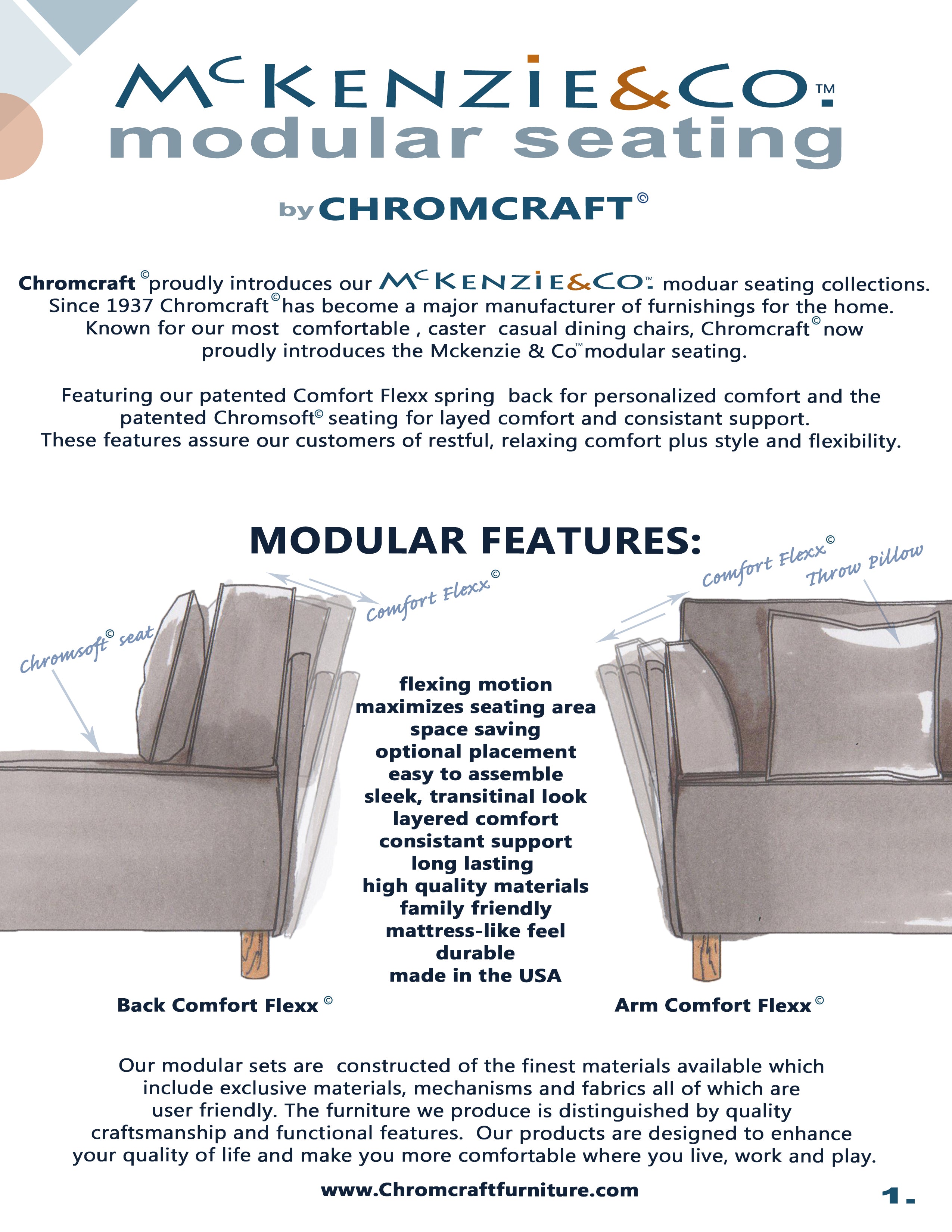Modular seating - FlexionHome