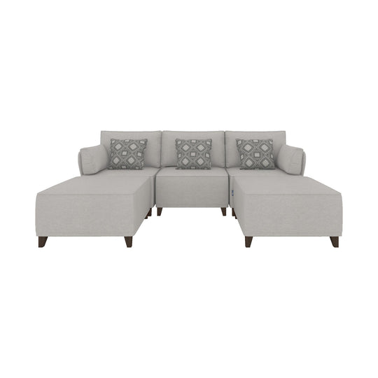 Flexion 5-Piece Double Chaise Sectional – Premium Modular Sofa with Washable Slipcovers - FlexionHome