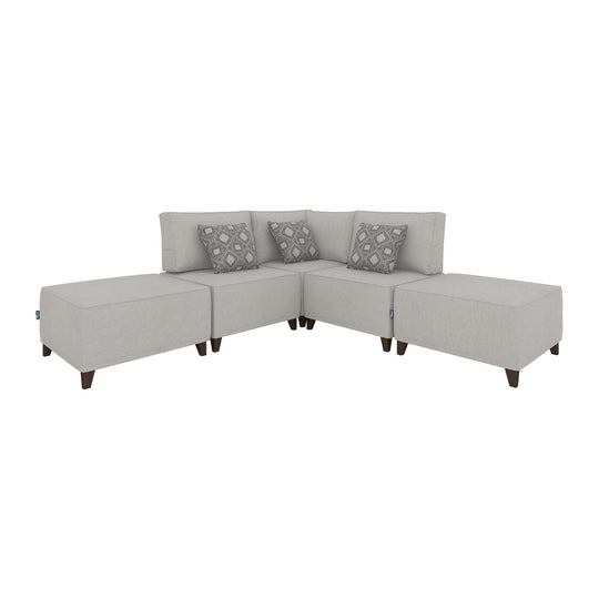 Flexion 5-Piece Corner Set – Premium Modular Sectional with Washable Slipcovers - FlexionHome