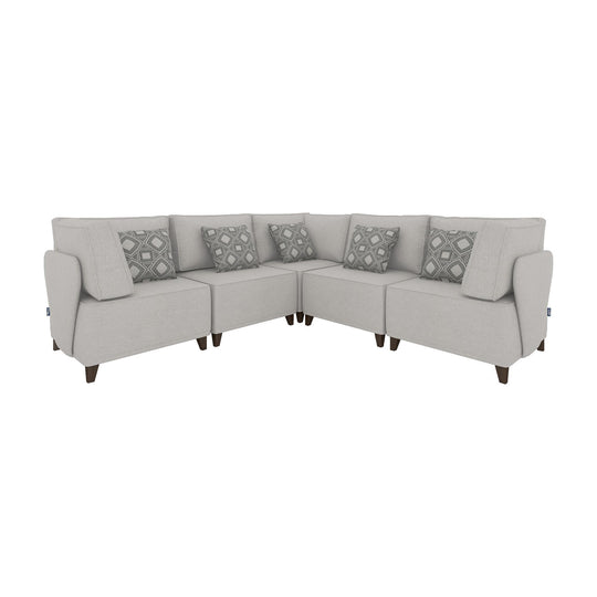 Flexion 5-Piece Large Corner Sectional – Premium Modular Sofa with Washable Slipcovers - FlexionHome