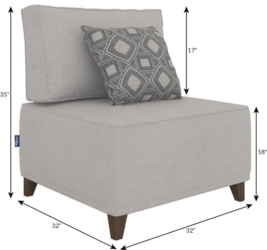 Flexion Home Indoor Modular Armless Chair - FlexionHome