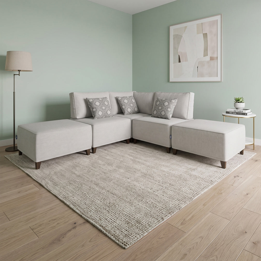 Flexion 5-Piece Corner Set – Premium Modular Sectional with Washable Slipcovers - FlexionHome
