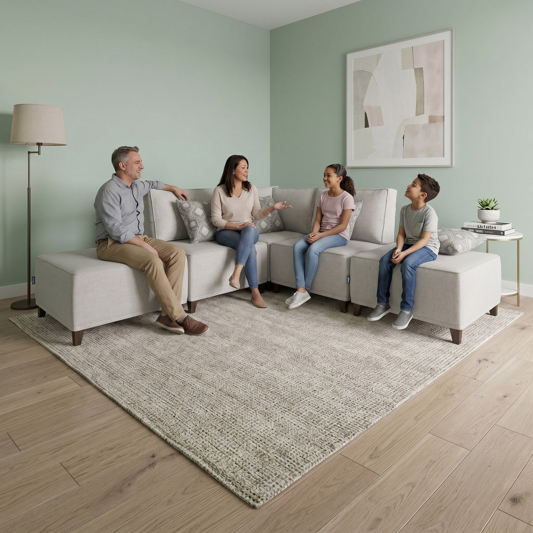 Flexion 5-Piece Corner Set – Premium Modular Sectional with Washable Slipcovers - FlexionHome