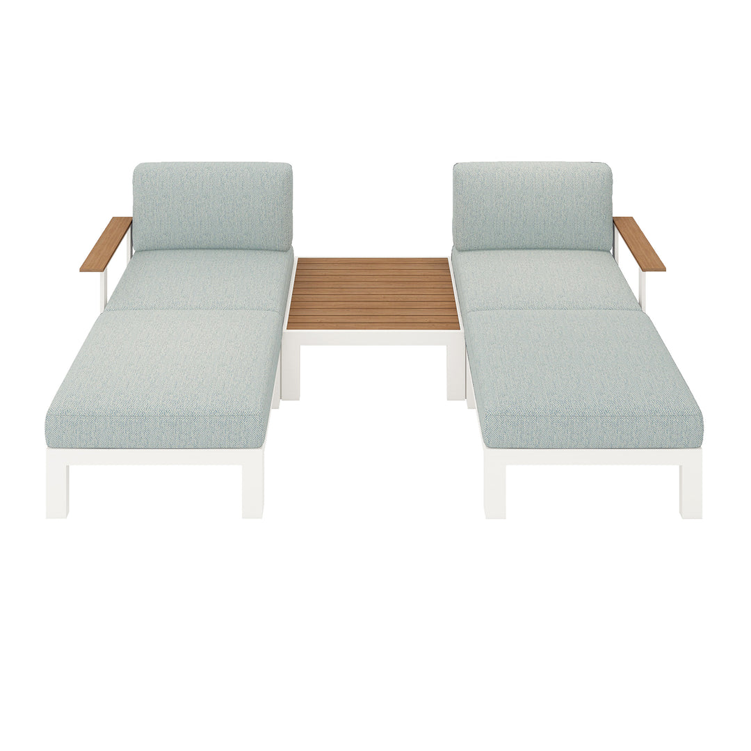 Flexion Home Newport 5‑Piece Outdoor Modular Patio Set - FlexionHome