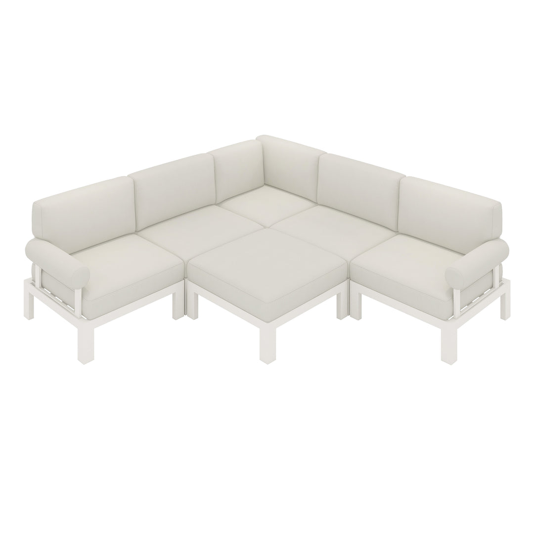 Flexion Home Newport 6-Piece Outdoor L-Shape Sofa Set - FlexionHome