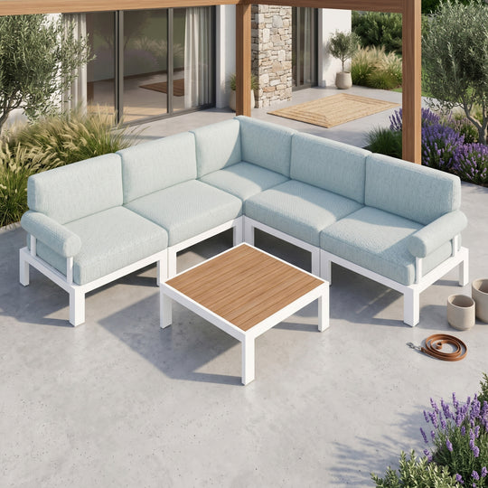 Flexion Home Newport 6-Piece L-Shape Social Set - FlexionHome