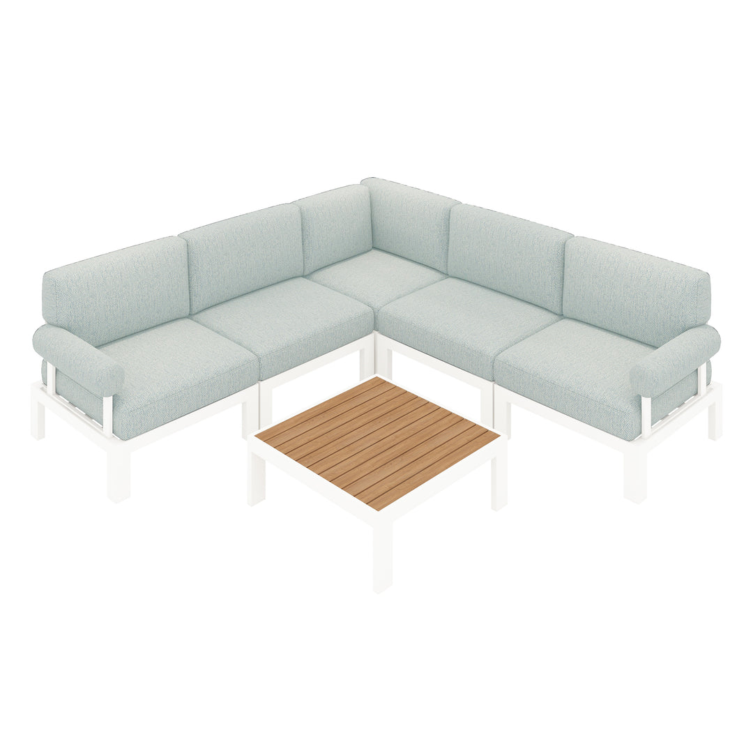 Flexion Home Newport 6-Piece L-Shape Social Set - FlexionHome
