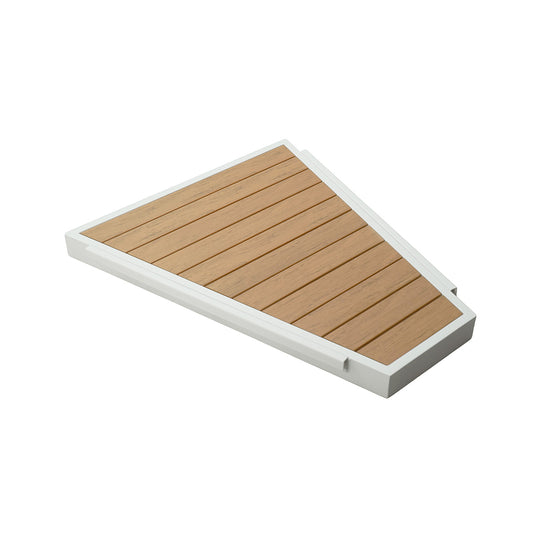 Flexion Home Newport Attachable ChromWood™ Wedge Table - FlexionHome