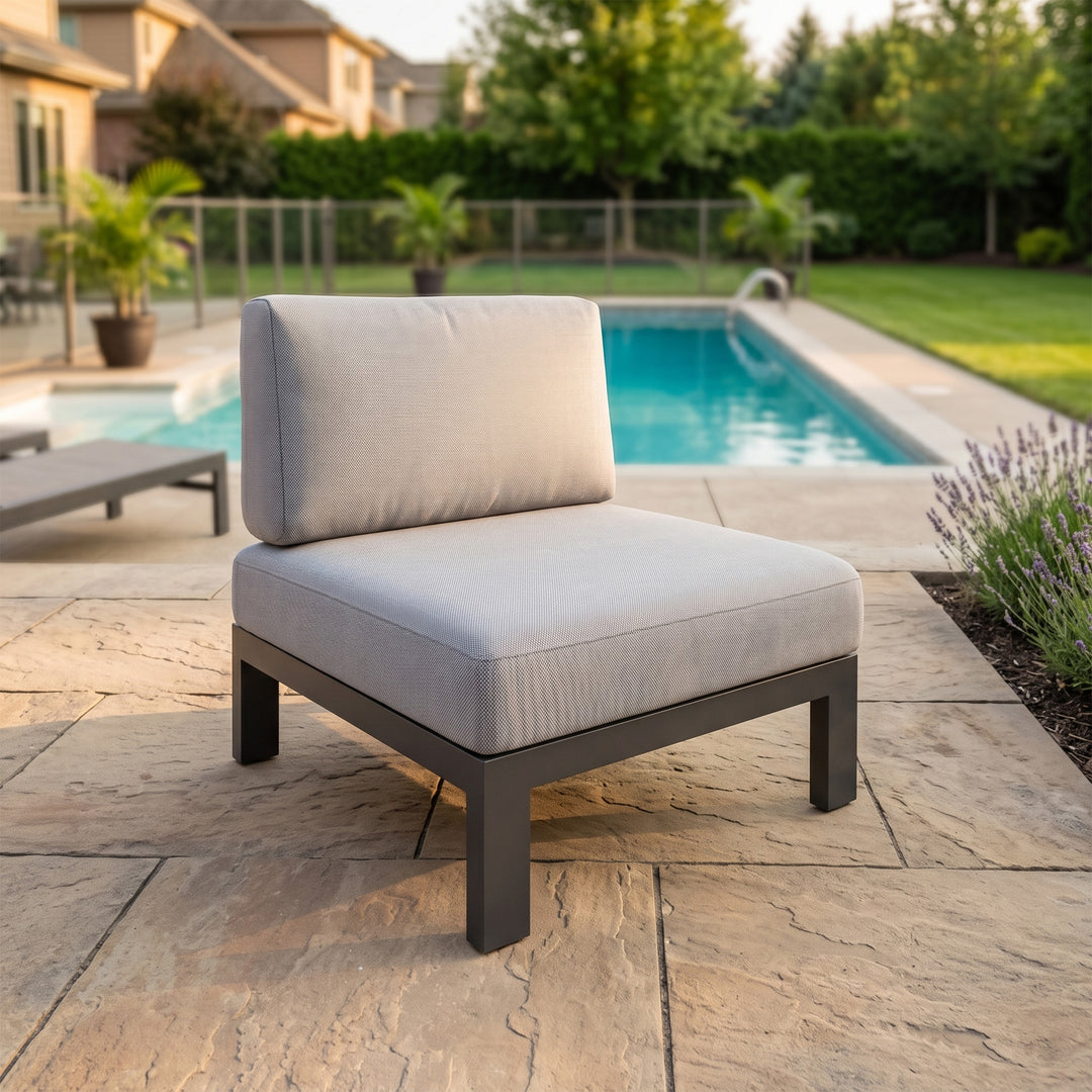 Flexion Home Newport Outdoor Armless Chair - FlexionHome