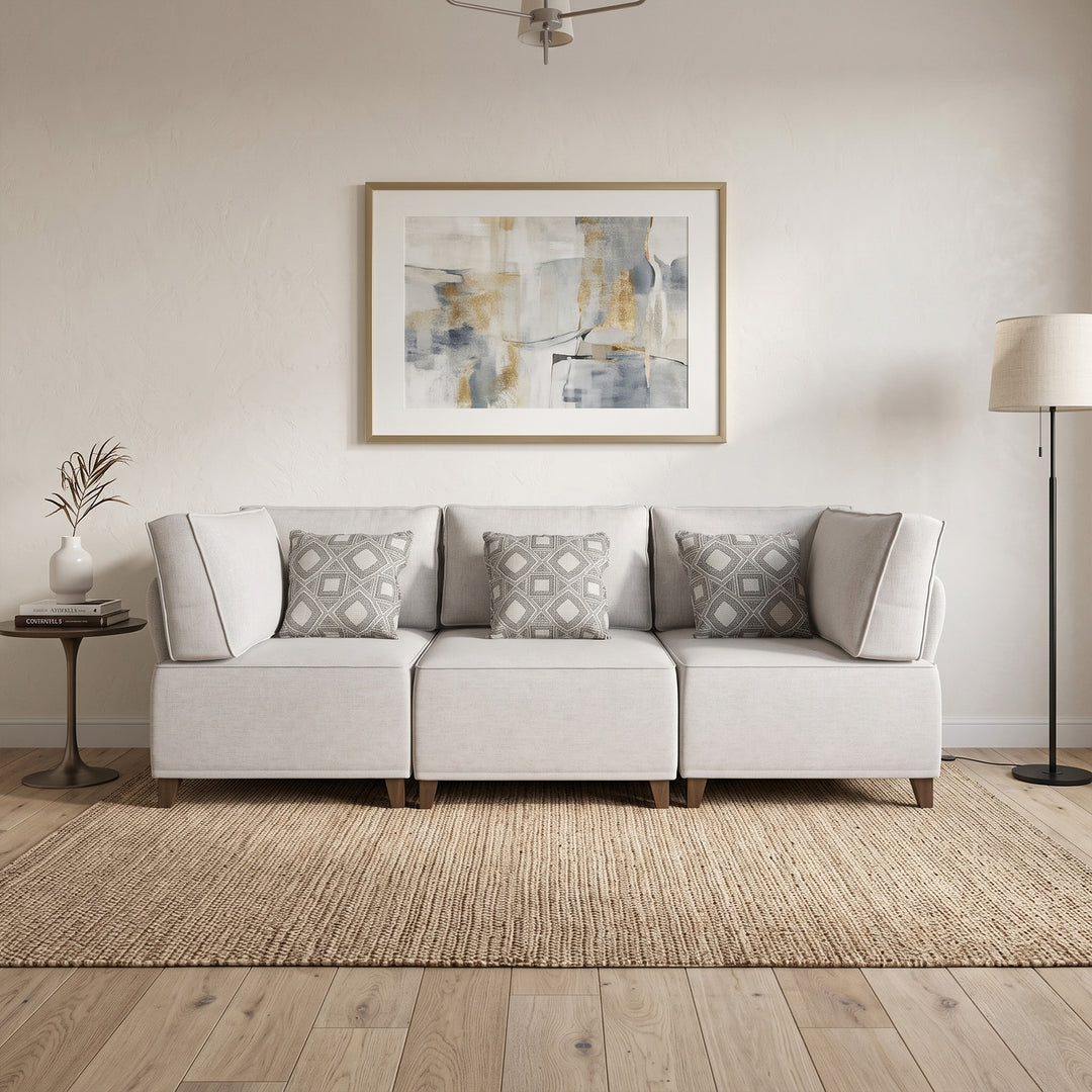 Flexion 3-Piece Sofa – Premium Modular Sectional with Washable Slipcovers - FlexionHome