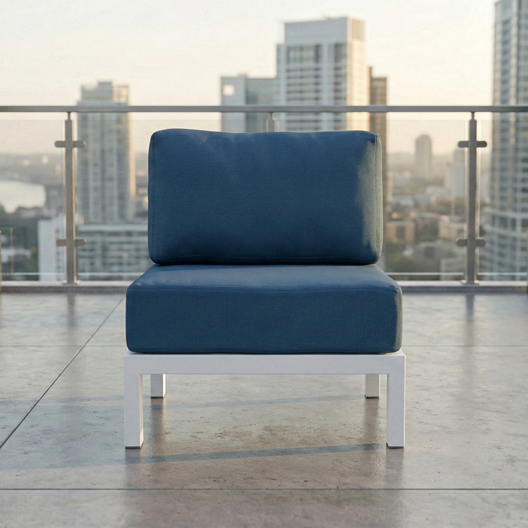 Newport Outdoor Modular Seating Armless Chair - FlexionHome